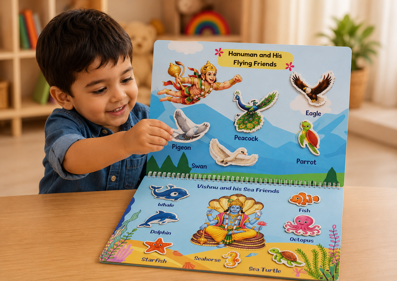 Bakiau Hindu Mythology Busy Book Binder