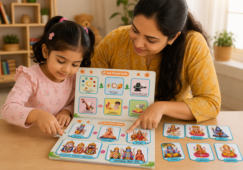 Bakiau Hindu Mythology Busy Book Binder